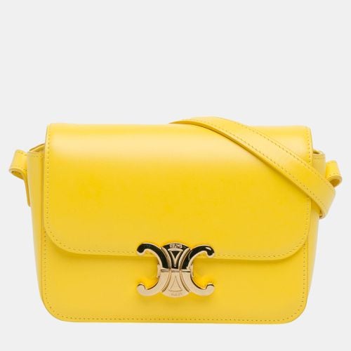 Celine Yellow Teen Triomphe Crossbody - Celine - Modalova