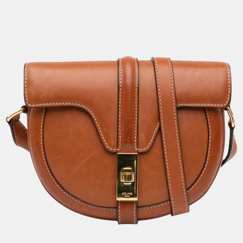 Celine Brown Small Calfskin Besace 16 Crossbody - Celine - Modalova