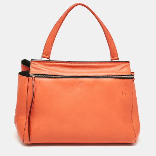 Celine Orange Leather Large Edge Top Handle Bag - Celine - Modalova