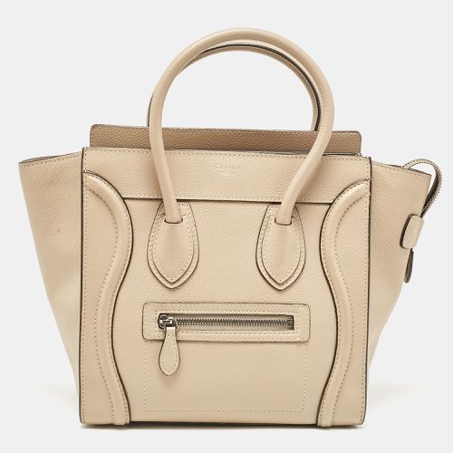 Leather Micro Luggage Tote - Celine - Modalova