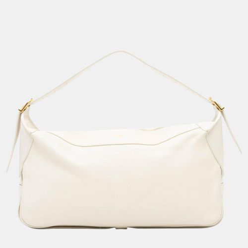 Celine White Medium Calfskin Romy Shoulder Bag - Celine - Modalova