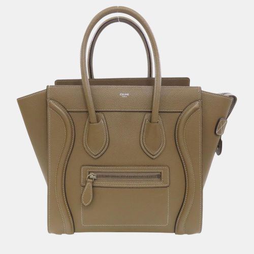 Celine Calfskin Micro Luggage Handbag - Celine - Modalova