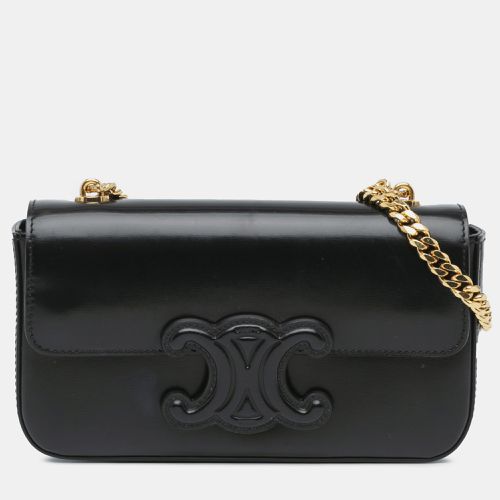 Celine Calfskin Cuir Triomphe Chain Shoulder Bag - Celine - Modalova