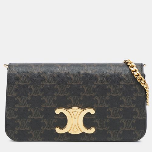 Celine Triomphe Coated Canvas Multi Pochette - Celine - Modalova