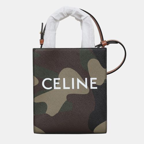 Celine Camouflage Mini Cabas Vertical Bag - Celine - Modalova