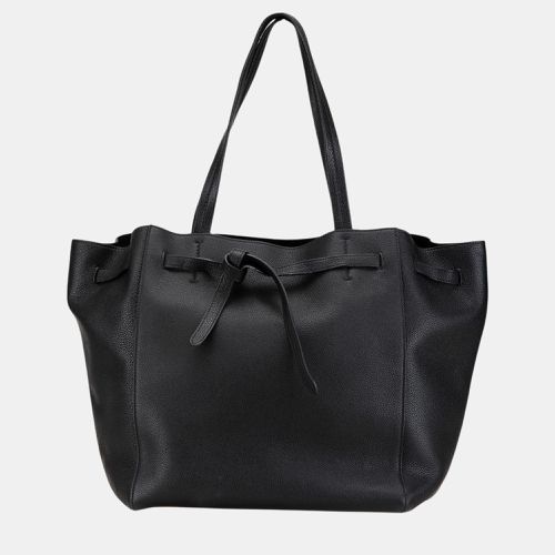 Celine Black Small Leather Phantom Cabas Tote - Celine - Modalova