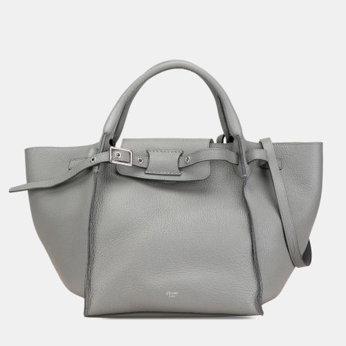 Celine Grey Small Leather Big Bag - Celine - Modalova