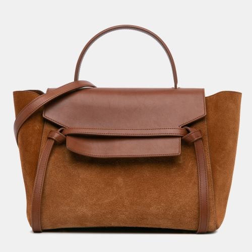 Celine Brown Mini Suede Belt Bag Satchel - Celine - Modalova