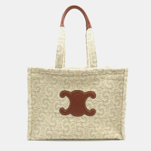 Ivory Wool Large Cabas Shoulder Bag - Celine - Modalova