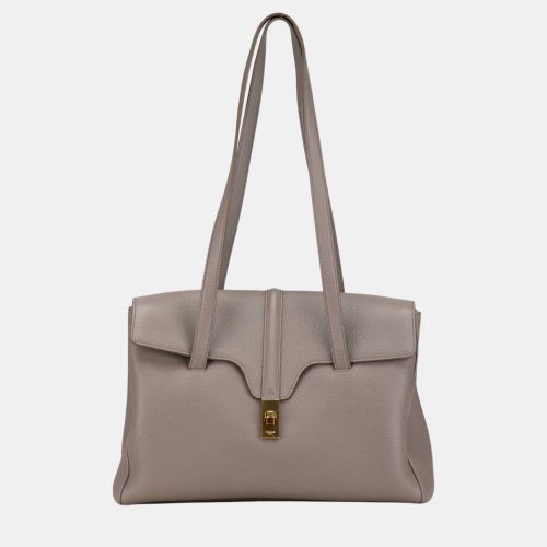 Celine Brown Medium Grained Calfskin Soft 16 Shoulder Bag - Celine - Modalova