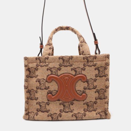 Celine Camel Textile Leather Small Kabatais Tote Bag - Celine - Modalova