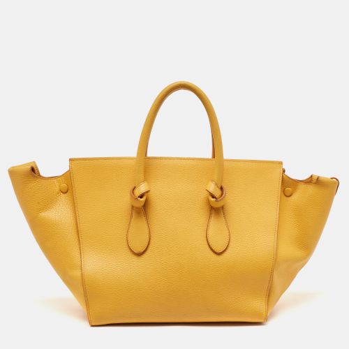 Celine Yellow Leather Small Tie Tote - Celine - Modalova