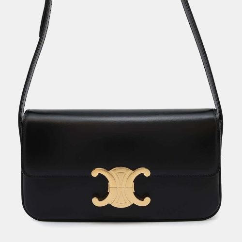 Shiny Calf Leather Triomphe Shoulder Bag - Celine - Modalova