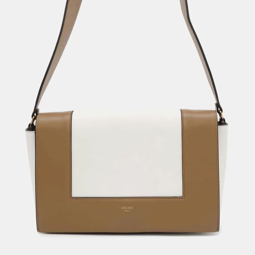 Frame White/Camel Calf Leather Size Medium Shoulder Bag - Celine - Modalova