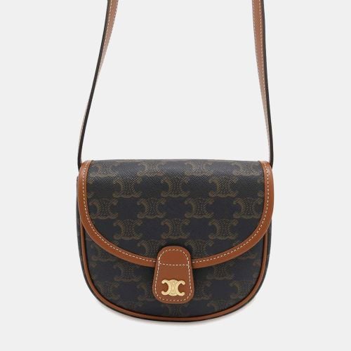 Busas Shoulder Bag Pvc Coated Canvas Leather Size Mini - Celine - Modalova