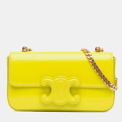 Triomphe Calfskin Cuir Chain Shoulder Bag - Celine - Modalova