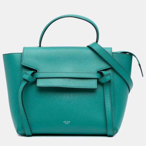 Celine Green Micro Grained Calfskin Belt Bag - Celine - Modalova
