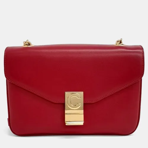 C Medium Smooth Leather Shoulder Bag - Celine - Modalova