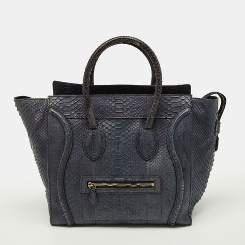 Luggage Mini Navy Python Tote - Celine - Modalova