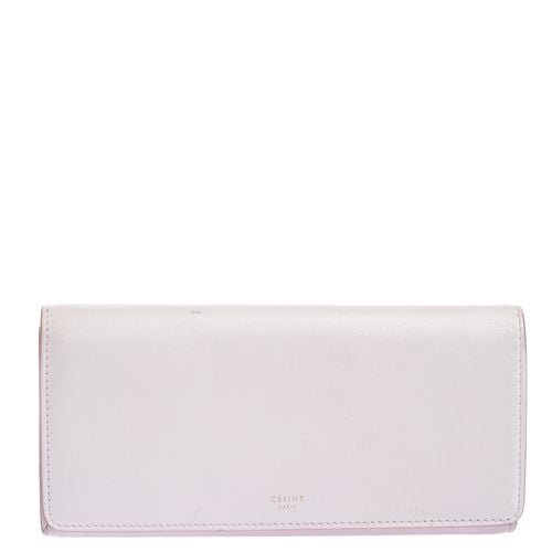 Celine Pink Leather Flap Continental Wallet - Celine - Modalova