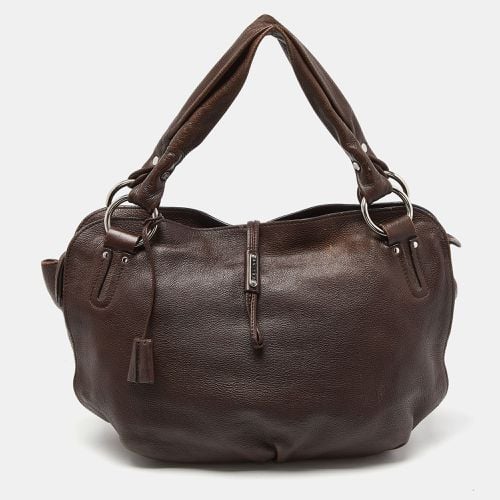 Celine Dark Brown Leather Bittersweet Hobo - Celine - Modalova