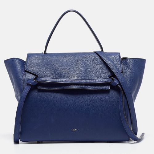 Celine Blue Leather Mini Belt Top Handle Bag - Celine - Modalova