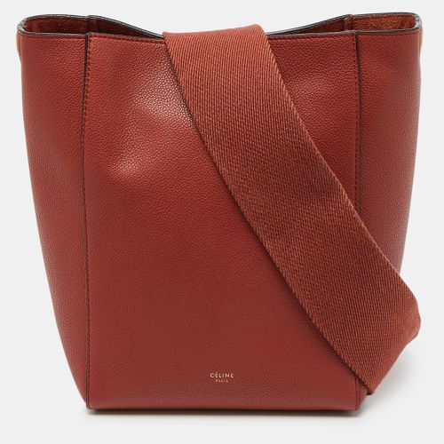 Celine Brick Leather Small Sangle Bucket Bag - Celine - Modalova