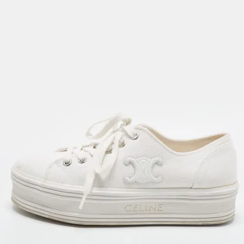 Jane Size 36 Canvas Platform Sneakers - Celine - Modalova