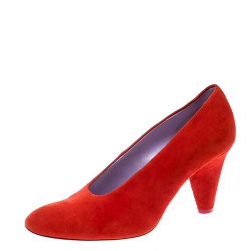 Coral Suede Pumps Size 37 - Celine - Modalova