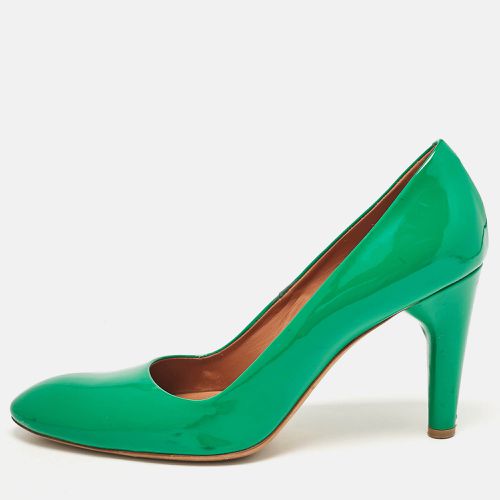 Celine Green Patent Leather Round Toe Pumps Size 39 - Celine - Modalova