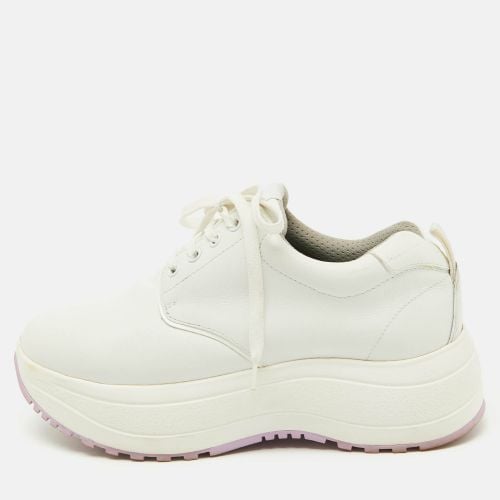 Celine White Leather Low Top Chunky Sneakers Size 38 - Celine - Modalova