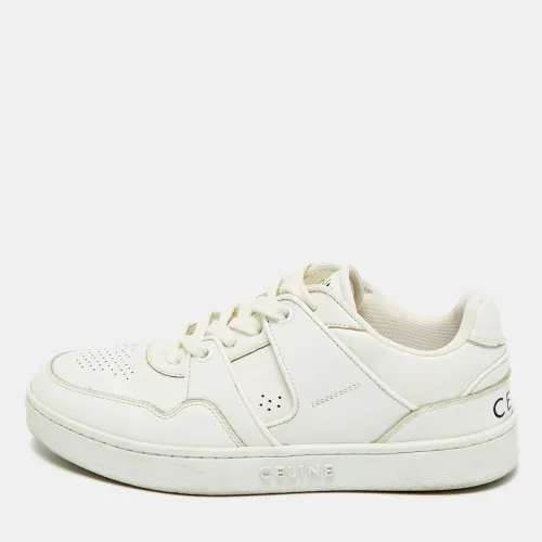 Celine Size 36 White Leather Trainer Low Top Sneakers - Celine - Modalova
