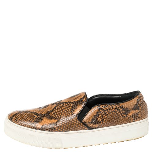 Python and Leather Slip On Sneakers Size 38 - Celine - Modalova