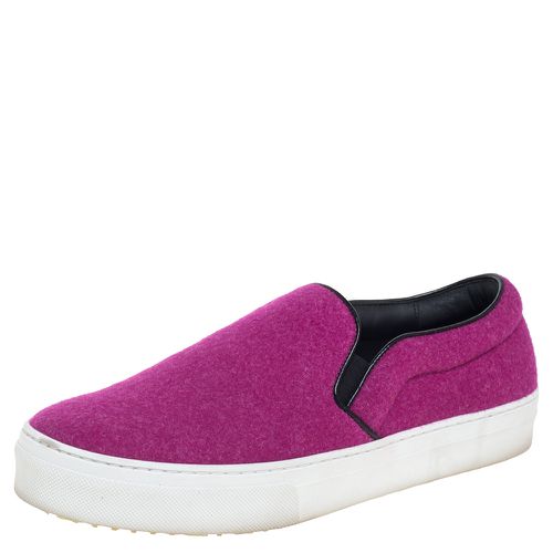 Celine Pink Wool Low Top Slip On Sneakers Size 39 - Celine - Modalova