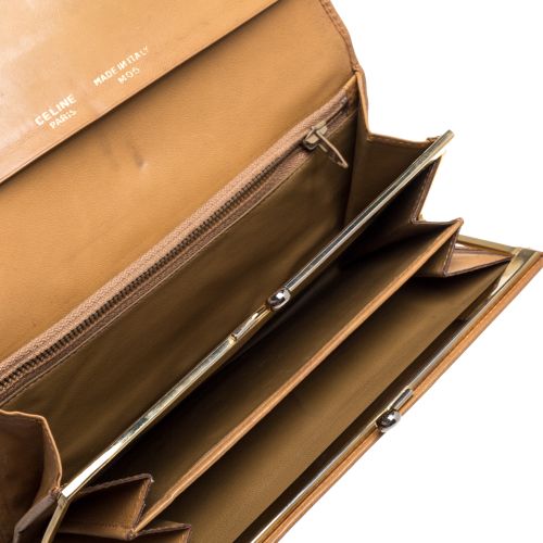 Macadam Coated Canvas and Leather Wallet - Celine - Modalova