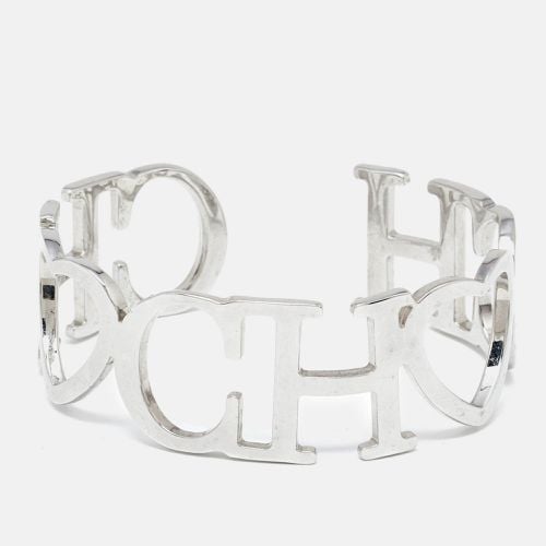 CH Carolina Herrera Silver Tone Heart & Logo Bangle Bracelet - CH Carolina Herrera - Modalova