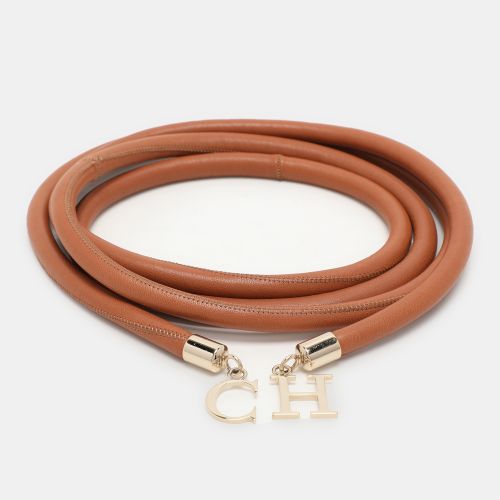 Carolina Herrera Brown Leather Rope Belt - CH Carolina Herrera - Modalova