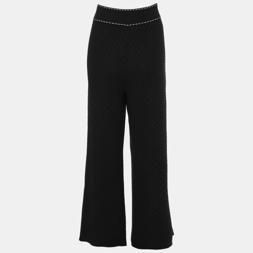 CH Carolina Herrera Black Knit Wide Leg Pant S - CH Carolina Herrera - Modalova