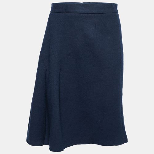 CH Carolina Herrera Navy Blue Wool Knee Length Skirt S - CH Carolina Herrera - Modalova