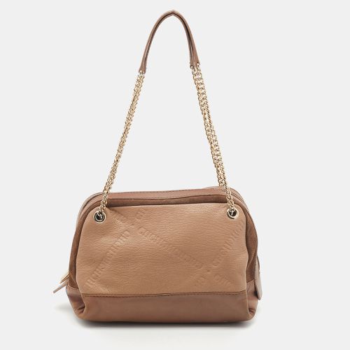 CH Carolina Herrera Brown Leather And Suede Chain Satchel - CH Carolina Herrera - Modalova