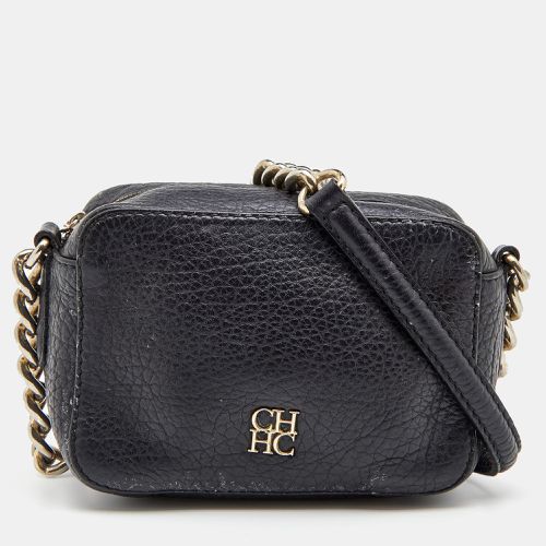 CH Carolina Herrera Black Leather Crossbody Bag - CH Carolina Herrera - Modalova