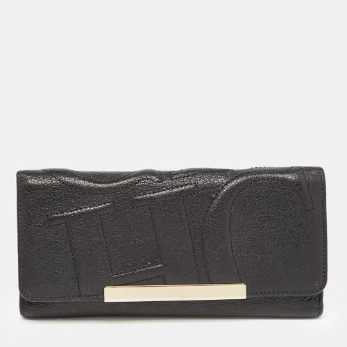 CH Carolina Herrera Black Leather Flap Trifold Continental Wallet - CH Carolina Herrera - Modalova