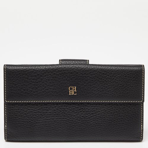 CH Carolina Herrera Black Leather Continental Wallet - CH Carolina Herrera - Modalova