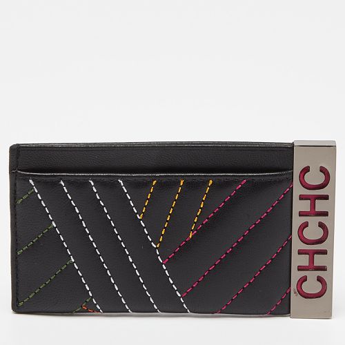 CH Carolina Herrera Black Quilted Leather Card Holder - CH Carolina Herrera - Modalova