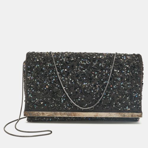 Fabric Beads Embellished Fabric Chain Clutch - CH Carolina Herrera - Modalova