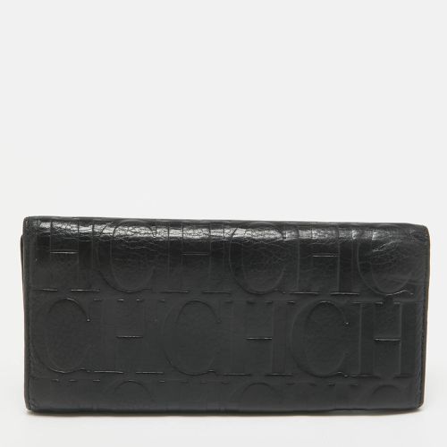 Monogram Embossed Leather Trifold Continental Wallet - CH Carolina Herrera - Modalova