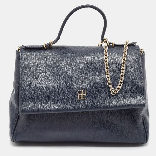 Leather Minuetto Flap Top Handle Bag - CH Carolina Herrera - Modalova