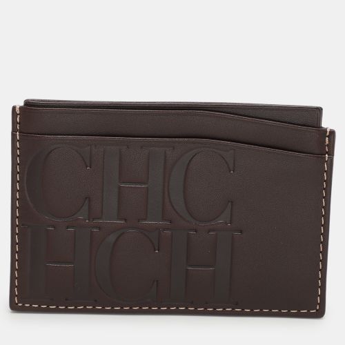 CH Carolina Herrera Brown Leather Card Holder - CH Carolina Herrera - Modalova