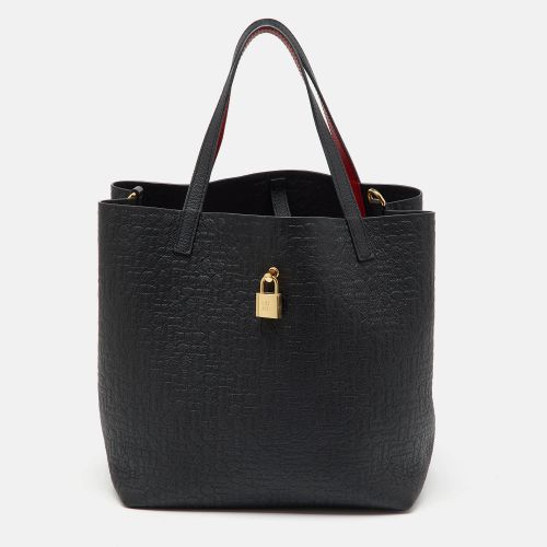 CH Carolina Herrera Black Monogram Leather Matryoshka Padlock Tote - CH Carolina Herrera - Modalova