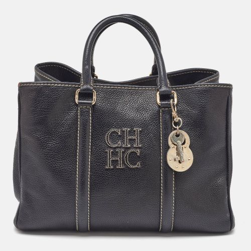 CH Carolina Herrera Black Leather Matteo Tote - CH Carolina Herrera - Modalova
